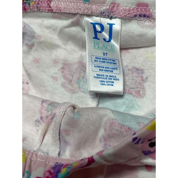 PJ Place Pink Cameo Don't Wake the Monster Pajama Set 3T - Picture 5 of 8